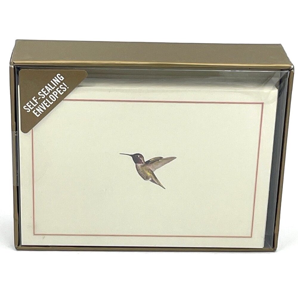 Peter Pauper Press Hummingbird Flight Note Cards NEW Boxed Set 14ct NEW OB